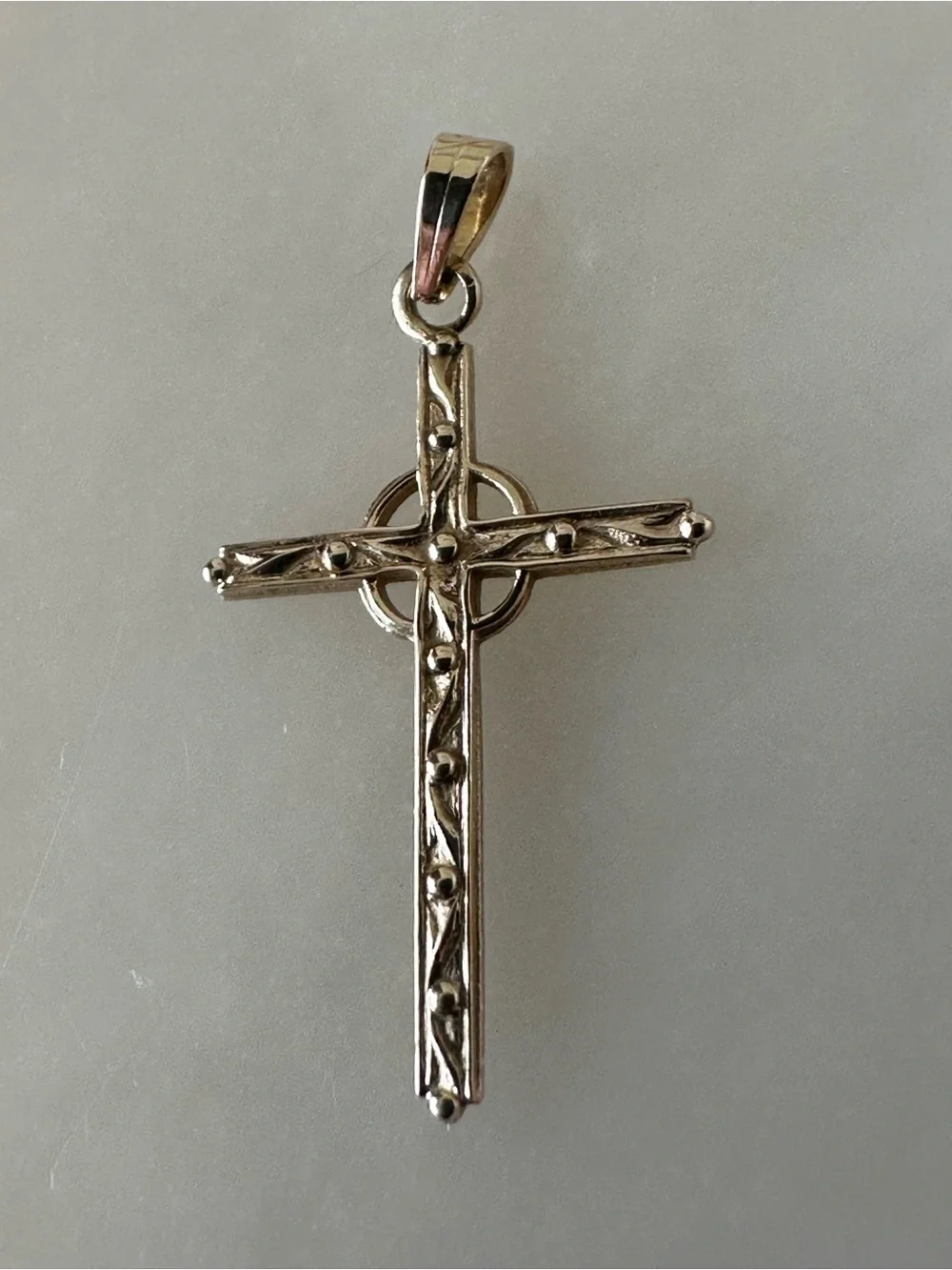 14k Solid Gold Cross - Picture 3 of 7
